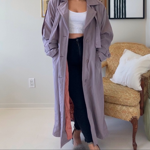 Vintage 80s trench coat - Picture 1 of 7